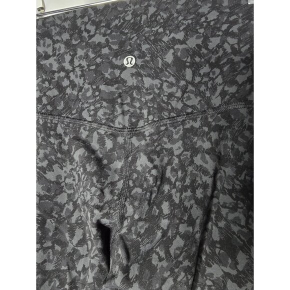 Lululemon Align Pant 28″ Wild Thing Camo Deep Coal Size 10 Nulu W5BSZS Leggings - Picture 5 of 8